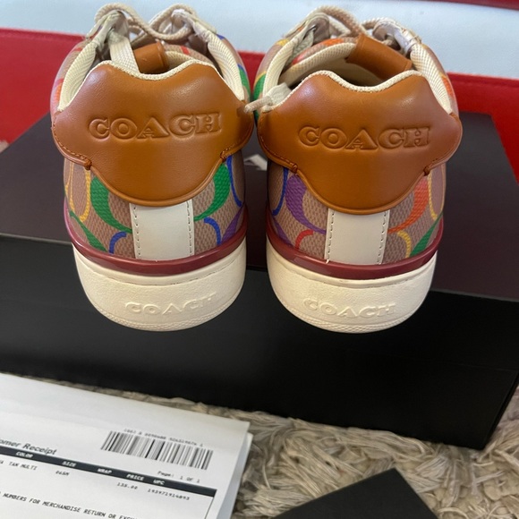 Coach Lowline Coated Canvas Low Top Sneaker Woman size 37 - Picture 3 of 7